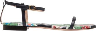 Bally Strawberry Print Katy Flat Sandals, Brand Size 38 ( US Size 7.5 )