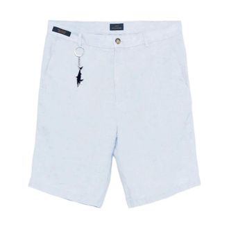 Paul & Shark Heren, Korte broeken, Blauw, Maat: M Linnen