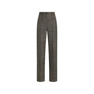 Dolce & Gabbana Pantalones de Sastre - Trousers - Mujer - Gris - S