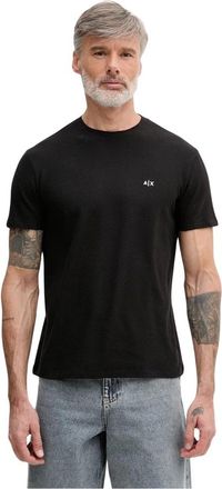 A|X Armani Exchange Hombre, Camisetas, Negro, Talla: M