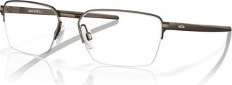 Oakley 56mm Rectangle optical glasses in Grey at Nordstrom
