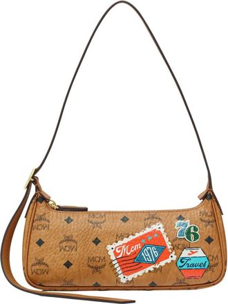 MCM Mcm, Tassen, Dames, Bruin, ONE Size, Su&egrave;de, Crossbodytas