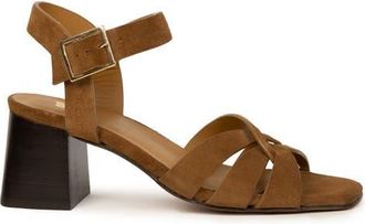 Bobbies Esther Heeled Sandals in Camel at Nordstrom, Size 7.5