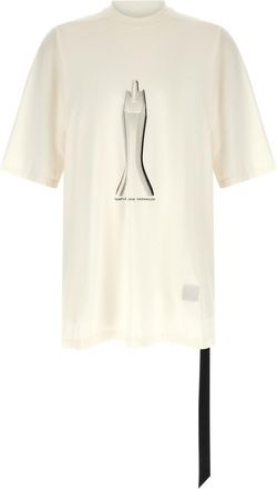Rick Owens White Jumbo T-shirt