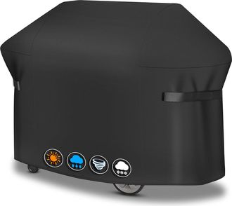 OEM Funda Para Barbacoa - Oxford 600d Impermeable - Resistente A Los Rayos Uv - Compatible Con Weber Spirit 300 - 1 Unidad