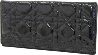 Dior Pre-owned Wallets, female, Black, Size: ONE SIZE Pre-owned Vintage Plastic Wallet