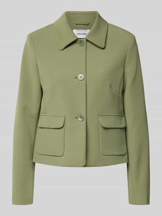 More & More More & More Blazer mit Knopfleiste in Gruen, Gr&ouml;&szlig;e 34