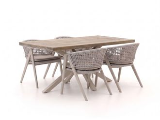Manifesto Furniture Manifesto Valsecca/Montorio 160cm dining tuinset 5-delig