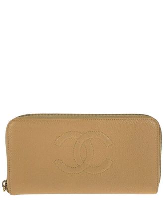 Chanel Caviar Skin Coco Mark Long Wallet (Authentic Pre-Loved)
