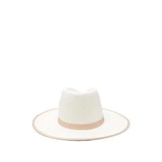 Max Mara Hats, female, White, Size: 58 CM Cappello Cellula