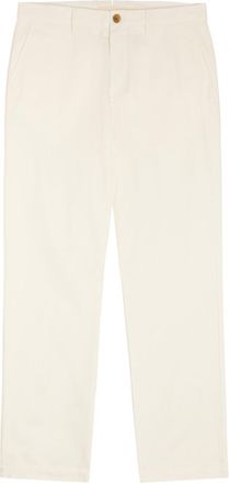 Sunspel Straight-leg Cotton Trousers - White - 36 (W36 / XL)