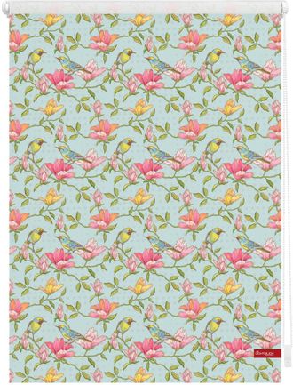 Lichtblick Original Seitenzugrollo »Rollo Klemmfix, ohne Bohren, Verdunkelung, Birds - Grün Pink« verdunkelnd Verdunkelung energiesparend freihängend