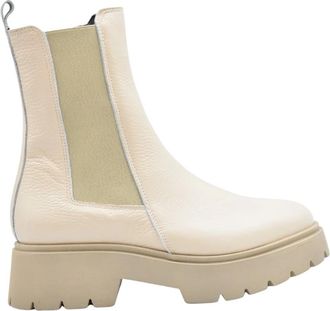 Janet & Janet Chelsea -laarzen - Dames - Chelseaboots - Bruin - 39 EU - Schoenen