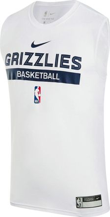Nike x NBA DRI-FIT Memphis Grizzlies Training Jerseys White FN5207-100