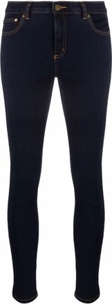Michael Kors Selma Skinny Jeans - Dames - Skinny Jeans - Blauw - 3XS - Katoen - Jeans