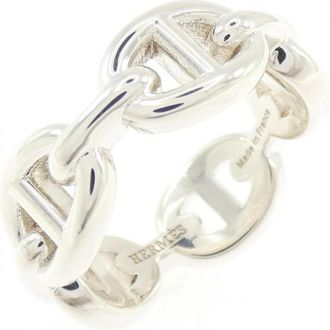 Herm&egrave;s Silver 925 Band Ring (Pre-Owned)