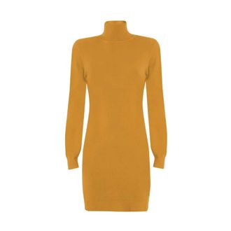 Yes-Zee YES Zee, Mujer, Vestidos, Amarillo, Talla: S