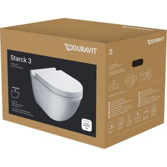 Duravit Duravit - Inodoro De Pared Starck 3 Set Con Cierre Oculto Incl