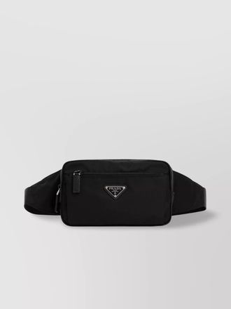 Prada nylon and leather belt bag