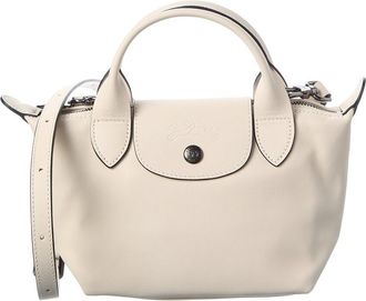 Longchamp Le Pliage Xtra Leather Mini Satchel