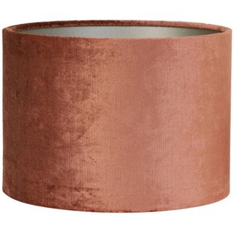 Light & Living Pantalla de lámpara - Gemstone - rojo - textil - - Light&living