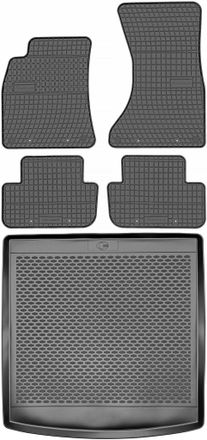 OEM Set Di Tappetini In Gomma Per Auto E Tappetino Per Bagagliaio Per Audi A4 B8 Kombi Dal 2007 Al 2015