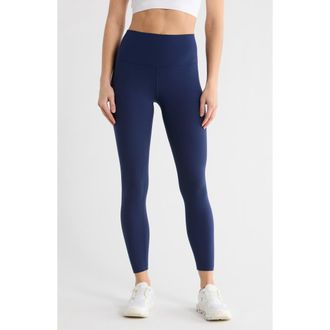 90 Degree by Reflex Brushed Lined Superflex Leggings in Naval Blue at Nordstrom Rack, Size X-Small