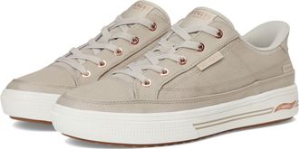 Skechers Womens Arch Fit Arcade Meet Ya There, Taupe, 2.5 UK