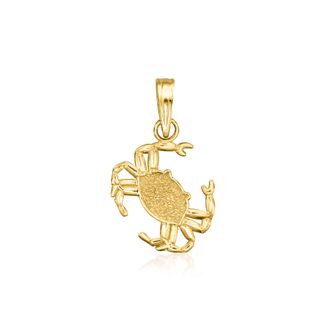 Canaria Canaria 10kt Yellow Gold Crab Pendant