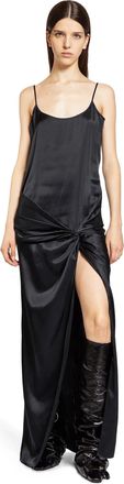 The Attico Long Satin Slip Dress