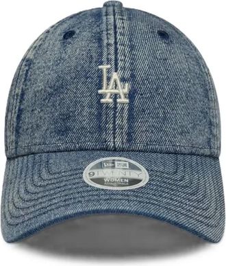 New Era Side Patch Eframe New York Yankees Osfm - unisex - Petten - Blauw - ONE Size - Denim - Accessoires