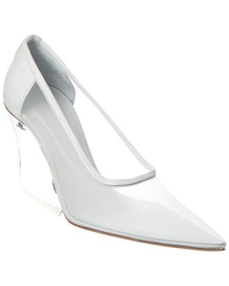 Sportmax Aia1234 Mesh & Leather Pump