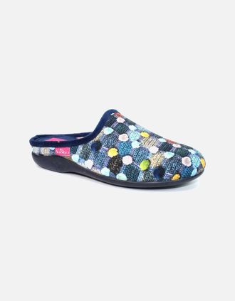 Lunar Womens Crackle Womens Slippers - Navy - Size: 7