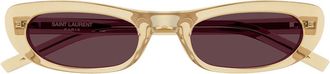 Saint Laurent Sunglasses Sl 557 Shade 007 Yellow/Purple Women
