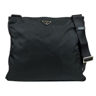 Prada Black Nylon Shoulder Bag (Pre-Owned)