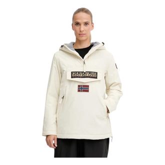 Napapijri Rainforest Jacket - Dames - Zomerjassen - Beige - XL - Leer - Jassen
