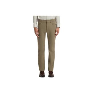 HUGO BOSS Broeken, Heren, Beige, W34, Katoen, Delaware Slim-Fit Broek
