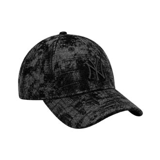 New Era Pattern Velour 9Forty Neyyan - Dames - Accessoires - Zwart - Maat: ONE Size Zijde