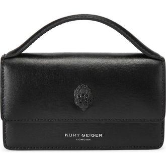 Kurt Geiger Extrasmall Bond Top Handle Bag in Black at Nordstrom Rack