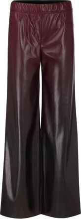 Marc Cain Bordeaux Broek in ZC 81.36 J25 - Dames - Wijde Broeken - Rood - M - Broeken