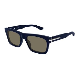 Alexander McQueen Heren, Accessoires, Blauw, Maat: 55 MM