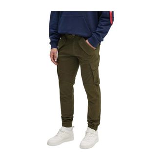 Alpha Industries Tapered Broeken - Heren - Slim Fit Broeken - Groen - W34 - Broeken