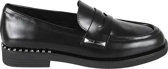 Ash Whisper Studs Loafers - Dames - Loafers - Zwart - 41 EU - Leer - Schoenen