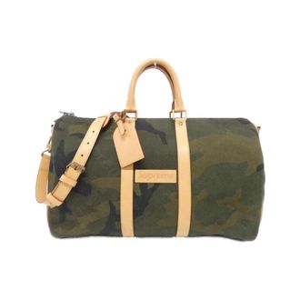 Louis Vuitton Camouflage Green Canvas Boston Bag (Pre-Owned)