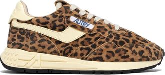 Autry Reelwind Lage Sneakers - Dames - Sneakers - Bruin - 36 EU - Katoen - Schoenen
