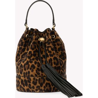 Gianvito Rossi Sienna Crossbody Bag in Leopard Print Suede at Nordstrom