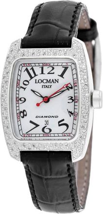 Locman Diamond Quartz Grey Dial Ladies Watch 485AG2D/BK