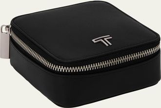 Tumi Leather Travel Jewelry Case