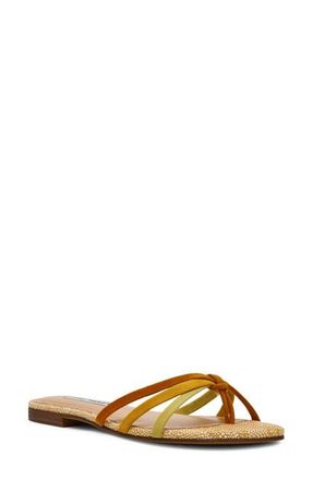 Steve Madden Calissi Flip Flop in Raffia Multi at Nordstrom, Size 8.5
