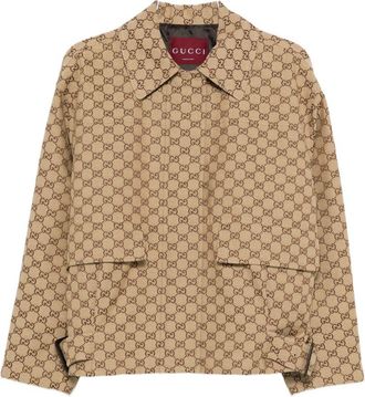 Gucci Gg Canvas Bomber Jacket